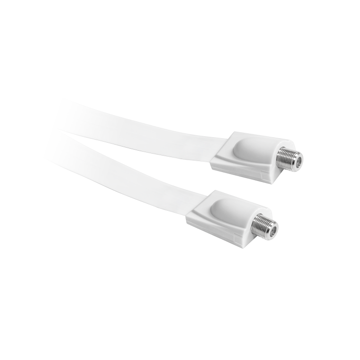 Kabel gniazdo F-gniazdo F okienny HQ biały LX5137B Kabel gniazdo F-gniazdo F okienny HQ biały LX5137B