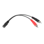 Kabel gniazdo jack 3.5-2xRCA 20cm Kabel gniazdo jack 3.5-2xRCA 20cm
