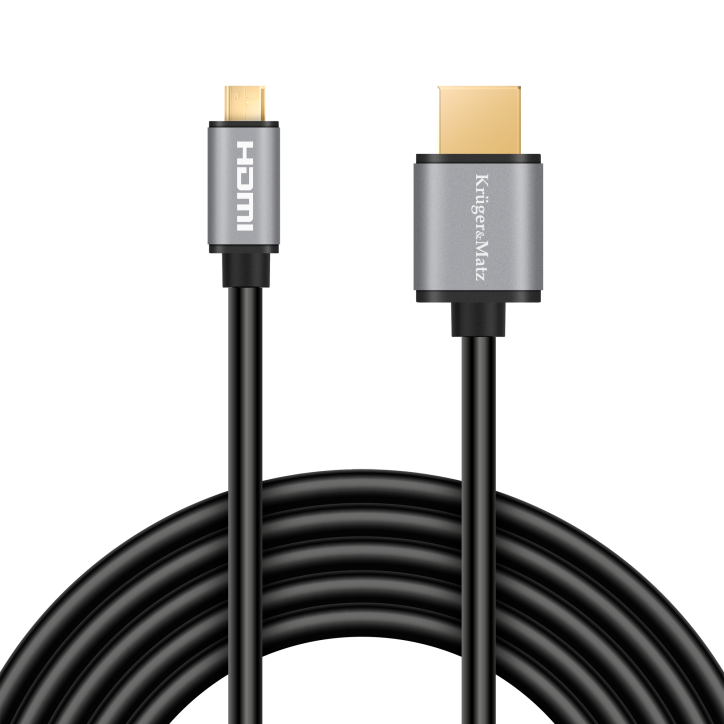 Kabel HDMI - micro HDMI 1.8m Kruger&Matz Basic Kabel HDMI - micro HDMI 1.8m Kruger&Matz Basic