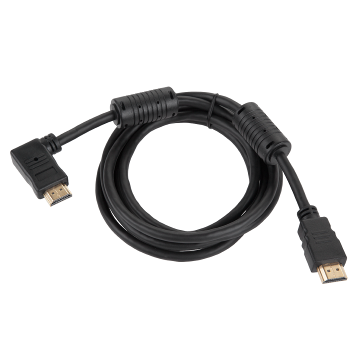 Kabel HDMI-HDMI 1.4v kątowo-prosty 1.8M Kabel HDMI-HDMI 1.4v kątowo-prosty 1.8M