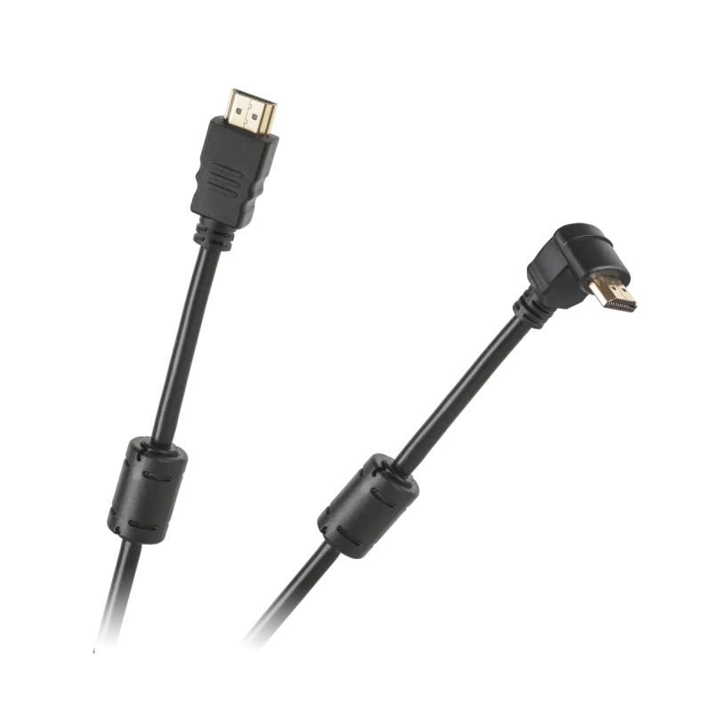 Kabel HDMI-HDMI 1.8M Kątowo-prosty