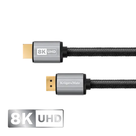 Kabel HDMI-HDMI 2.1 8K 0,9 m Kruger&Matz