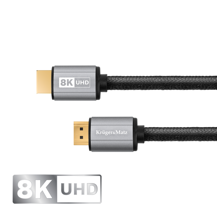Kabel HDMI-HDMI 2.1 8K 0,9 m Kruger&Matz Kabel HDMI-HDMI 2.1 8K 0,9 m Kruger&Matz