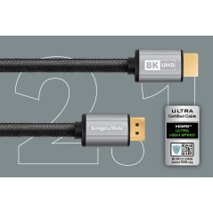 Kabel HDMI-HDMI 2.1 8K 3 m Kruger&Matz