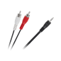 Kabel JACK 3,5-2 x RCA 10m