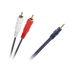 Kabel JACK 3,5-2 x RCA NIEB.4MM 10m