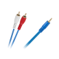 Kabel JACK 3,5-2 x RCA NIEB.4MM 5m Kabel JACK 3,5-2 x RCA NIEB.4MM 5m