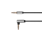 Kabel jack 3.5 kątowy - jack 3.5 prosty sprężynka 1.8m Kruger&Matz Basic Kabel jack 3.5 kątowy - jack 3.5 prosty sprężynka 1.8m Kruger&Matz Basic