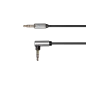 Kabel jack 3.5 kątowy - jack 3.5 prosty sprężynka Kruger&Matz Basic Kabel jack 3.5 kątowy - jack 3.5 prosty sprężynka Kruger&Matz Basic
