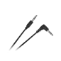 Kabel JACK 3.5 wtyk - JACK 3.5 wtyk 0.5m kątowo-prosty Cabletech standard Kabel JACK 3.5 wtyk - JACK 3.5 wtyk 0.5m kątowo-prosty Cabletech standard