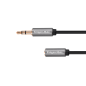 Kabel jack 3.5 wtyk stereo - 3.5 gniazdo stereo 3m Kruger&Matz Basic