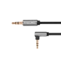 Kabel jack 3.5 wtyk stereo - 3.5 wtyk kątowy stereo 1m Kruger&Matz Basic Kabel jack 3.5 wtyk stereo - 3.5 wtyk kątowy stereo 1m Kruger&Matz Basic
