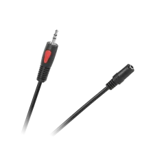 Kabel jack 3.5 wtyk-gniazdo 1.0m Cabletech Eco-Line