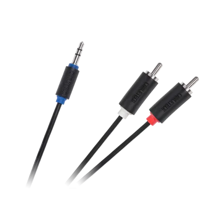 Kabel Jack 3.5-2RCA 1.8m Cabletech standard