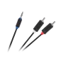 Kabel Jack 3.5-2RCA 5m cabletech standard Kabel Jack 3.5-2RCA 5m cabletech standard