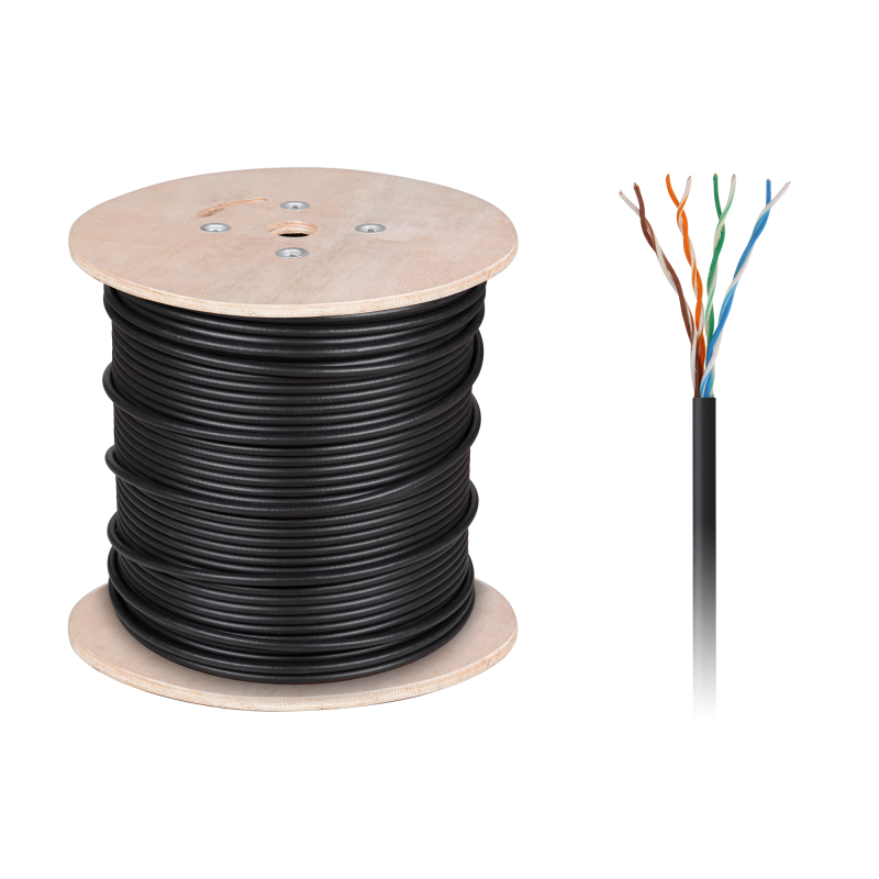 Kabel komputerowy miedziany - skrętka UTPCat5e + żel Kabel komputerowy miedziany - skrętka UTPCat5e + żel