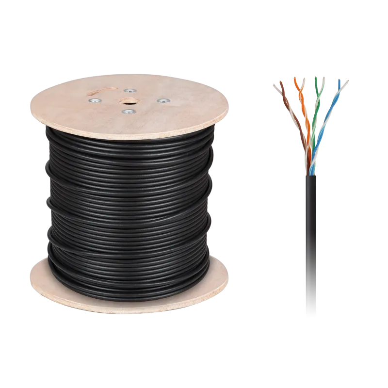 Kabel komputerowy miedziany - skrętka UTPCat5e + żel Kabel komputerowy miedziany - skrętka UTPCat5e + żel