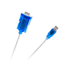 Kabel konwerter USB 2.0 - RS232 (DB9M)