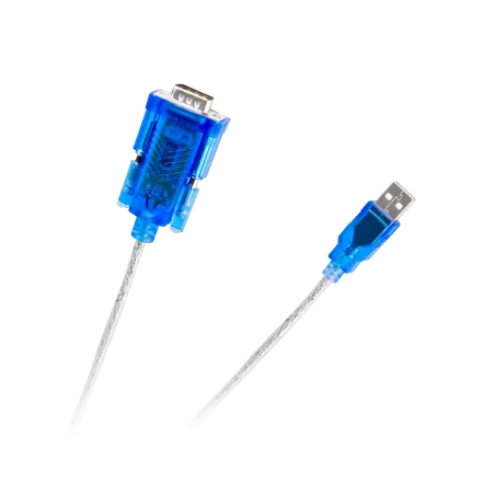 Kabel konwerter USB 2.0 - RS232 (DB9M)