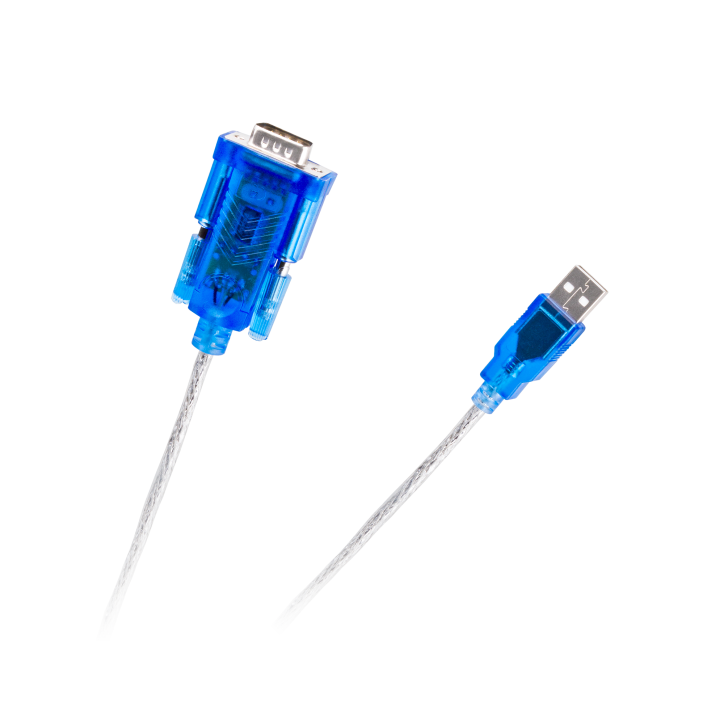 Kabel konwerter USB 2.0 - RS232 (DB9M) Kabel konwerter USB 2.0 - RS232 (DB9M)