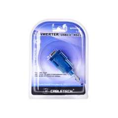 Kabel konwerter USB 2.0 - RS232 (DB9M)