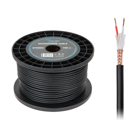Kabel mikrofonowy AZUSA stereo 6mm profesjonalny