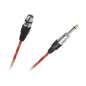 Kabel mikrofonowy gniazdo CANON-wtyk JACK 6.3mm 3m Kabel mikrofonowy gniazdo CANON-wtyk JACK 6.3mm 3m