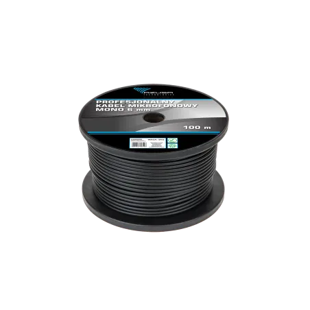Kabel mikrofonowy mono 6mm profesjonalny