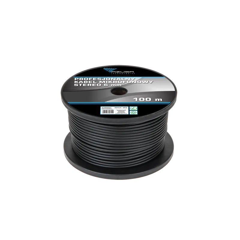 Kabel mikrofonowy stereo 6mm profesjonalny Kabel mikrofonowy stereo 6mm profesjonalny