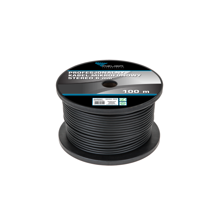 Kabel mikrofonowy stereo 6mm profesjonalny Kabel mikrofonowy stereo 6mm profesjonalny