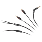 Kabel nylonowy z mikrofonem do słuchawek Kruger&Matz
