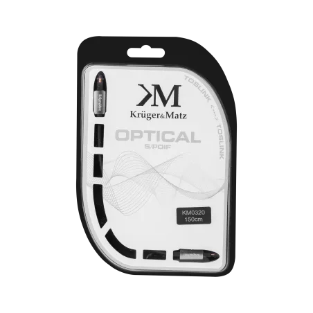 Kabel optyczny toslink-toslink 1.5m Kruger&Matz