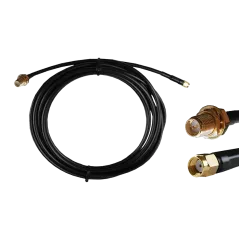Kabel RP-SMA męski - RP-SMA żeński 5m