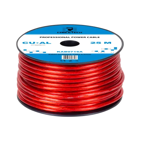 Kabel samochodowy 12Ga OD4.5mm CU+AL 25m