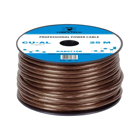Kabel samochodowy 12Ga OD4.5mm CU+AL 25m