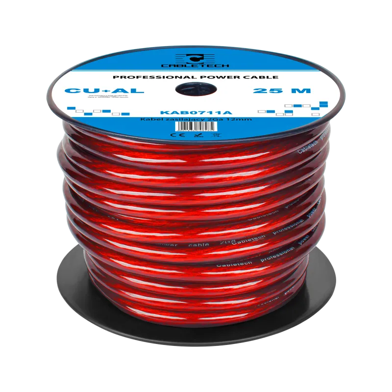 Kabel samochodowy 2Ga OD12mm CU+AL