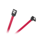 Kabel SATA wtyk prosty - wtyk kątowy 0.5m