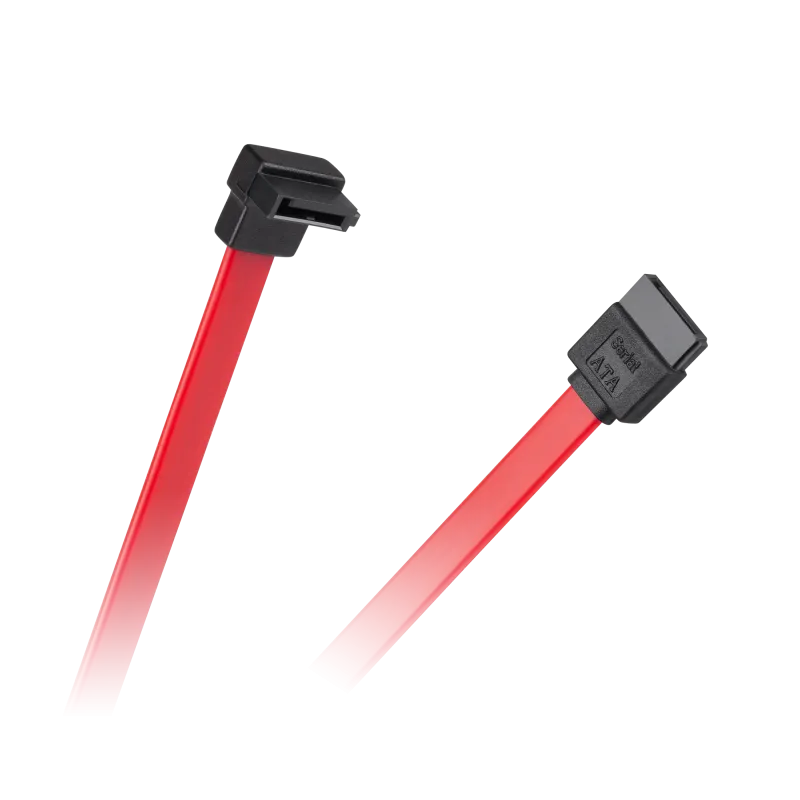 Kabel SATA kątowo-prosty 35cm