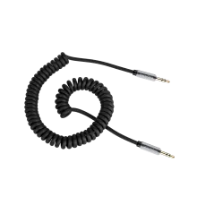 Kabel stereo jack 3.5 wtyk - wtyk 1.5m Kruger&Matz kabel sprężynka