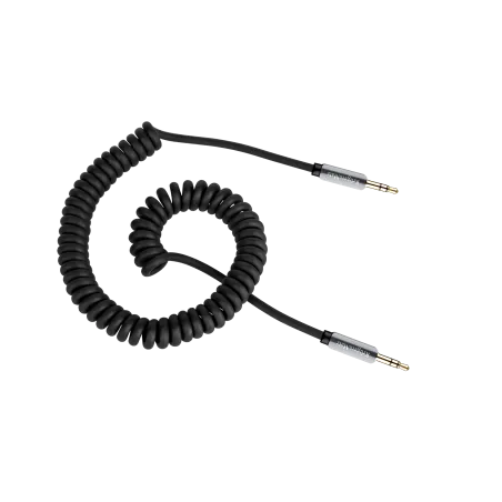 Kabel stereo jack 3.5 wtyk - wtyk 1.5m Kruger&Matz kabel sprężynka