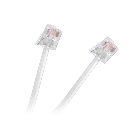 Kabel telefon.abonencki 20m biały