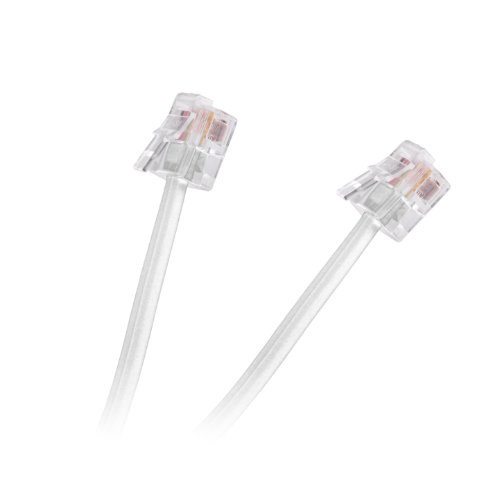 Kabel telefon.abonencki 20m biały Kabel telefon.abonencki 20m biały