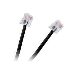 Kabel telefon.abonencki 20m czarny