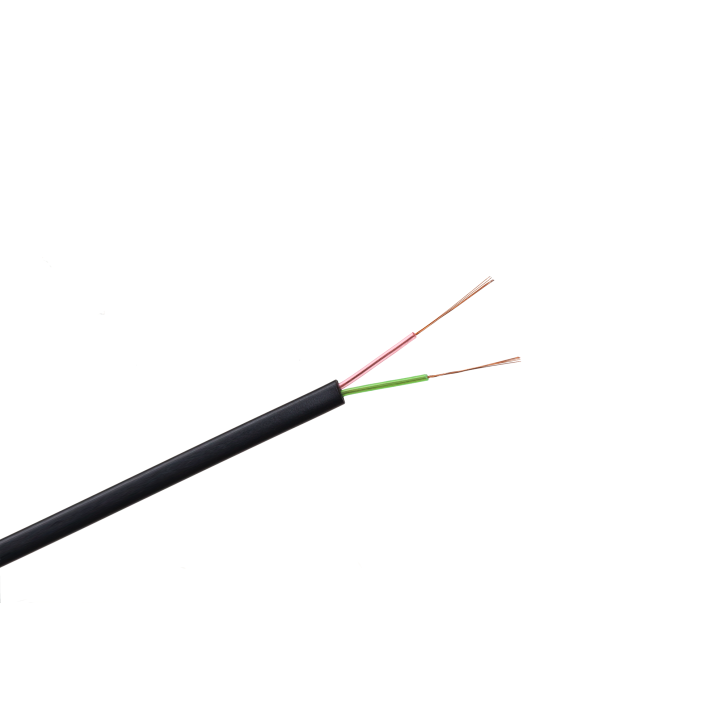 Kabel telefoniczny 2C czarny 100m Kabel telefoniczny 2C czarny 100m