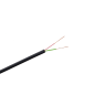 Kabel telefoniczny 2C czarny 100m