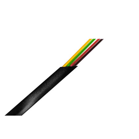 Kabel telefoniczny 4C czarny 100m