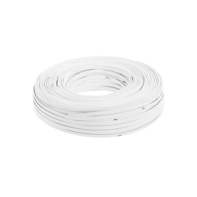 Kabel telefoniczny 6C biały 100m LXK513