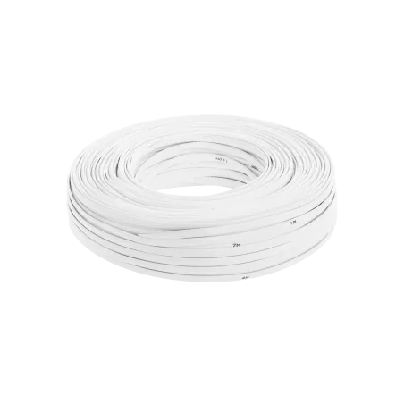 Kabel telefoniczny 6C biały 100m LXK513