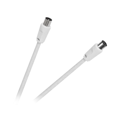 Kabel TV - VIDEO biały 1,5m