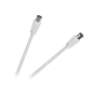 Kabel TV - VIDEO biały 1,8m